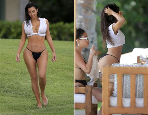 Kim Kardashian Puts On A Very Busty Display As She Risks