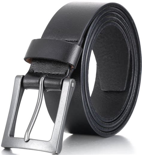 Marino Avenue Mens Genuine Leather Belt Classic Jean Style 15