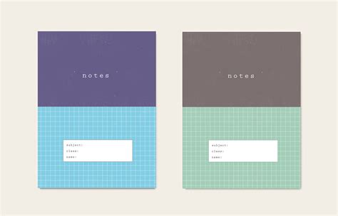 Notebook Cover Designs Behance