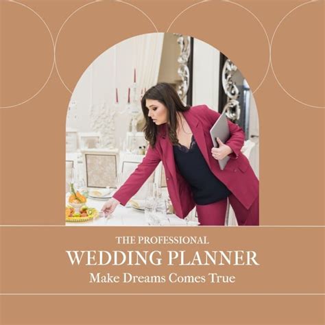 Free Wedding Planner Scenes Instagram Post Template