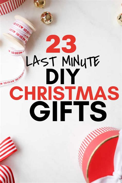 Last Minute Diy Christmas Gifts To Make At Home Christmas Gifts To