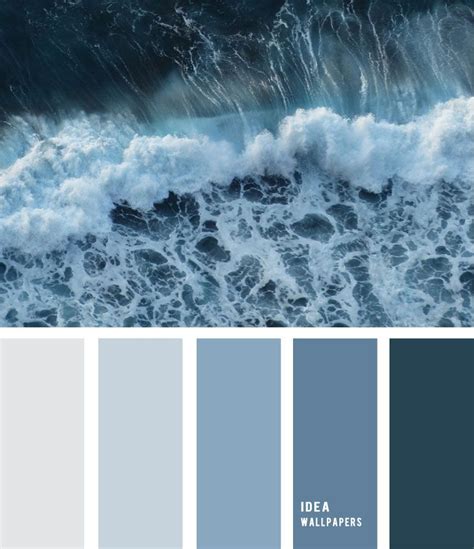 Sea Foam And Blue Grey Color Palette 19052210 Winter Color Palette