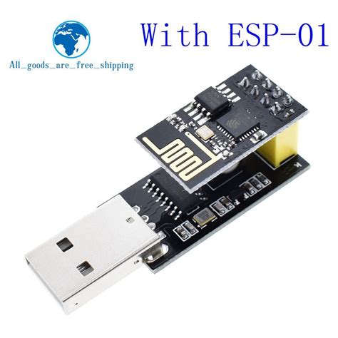Esp01 Programmer Adapter Uart Ch340 Usb To Esp8266 Esp 01 Wifi Wireless