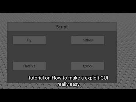 Tutorial On How To Make Exploit GUI Easy YouTube
