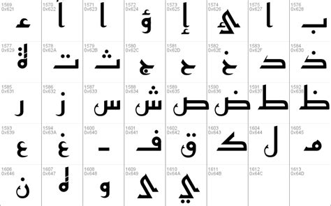Download Font Arab Kufi Pohwoman