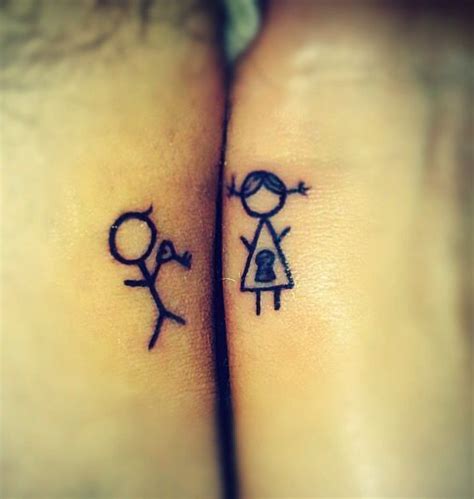 The 38 Best Stick Figure Tattoos For Girls Images On Pinterest Stick