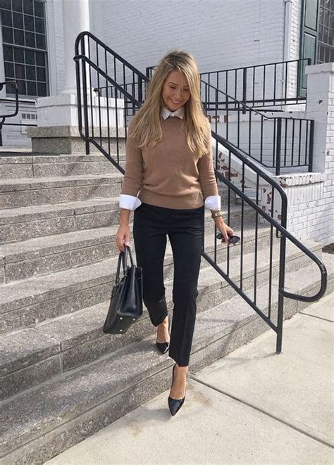 10 must have business casual fall work outfits to look professional and chic click here