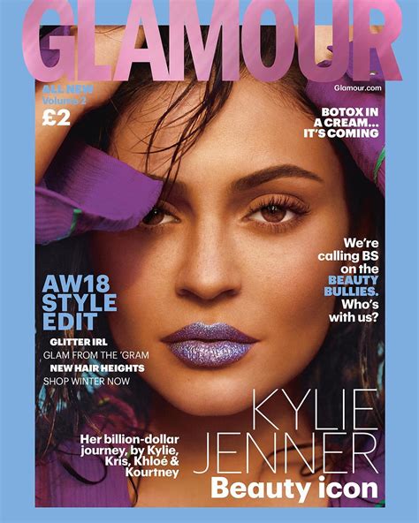 Kylie Jenner Is The Cover Star For Glamour Uks Autumnwinter Issue