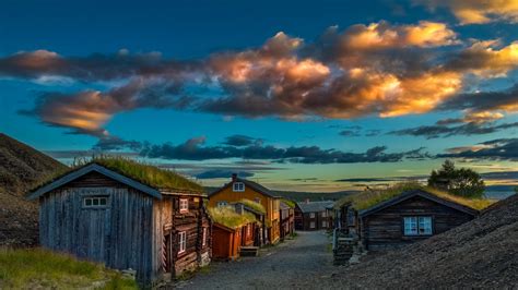 Old Houses In Norway Hd Wallpaper Background Image 1920x1080 Id