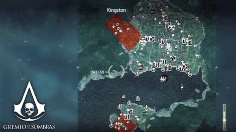 Kingston Mapa De AC4 Black Flag Assassin S Creed Assassin S Creed