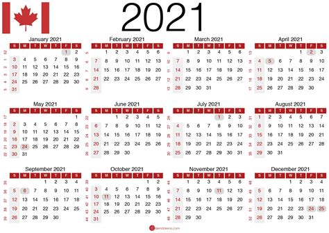 September 2021 Calendar With Holidays Canada • Printable Blank Calendar