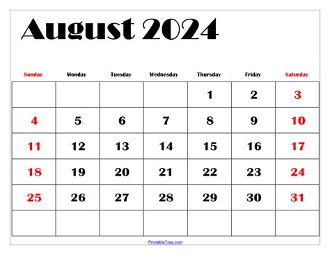 Two Page Monthly Calendar Template August 2024 Diena Florrie
