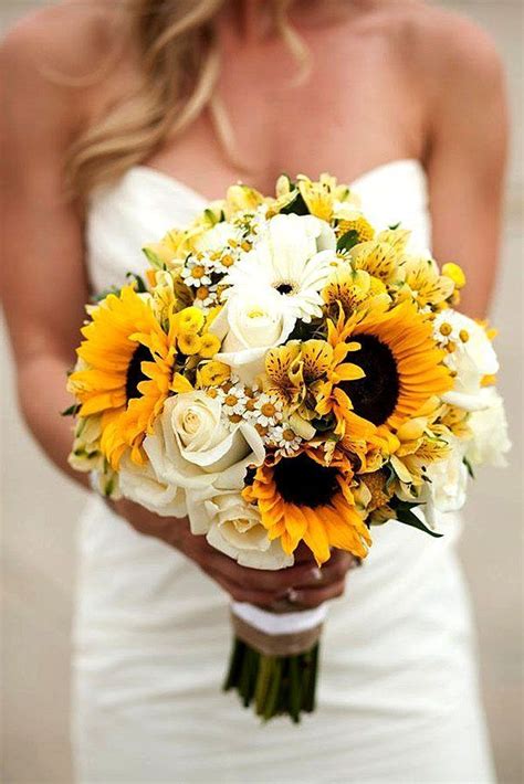 31 Summer Wedding Bouquets Ideas To Embrace With Images Sunflower