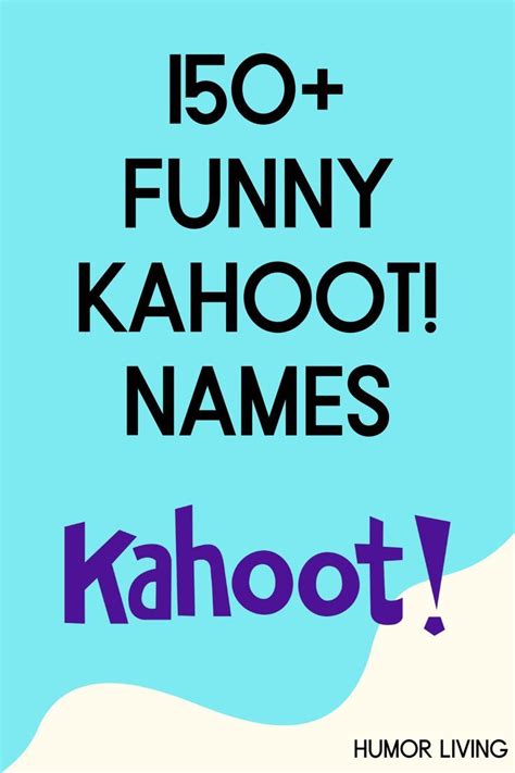 The Words Kahoot Are In Purple And Blue
