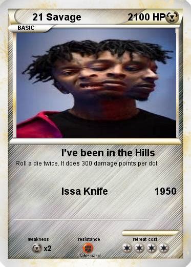 21 savage is a rapper, songwriter, and record producer. Pokémon 21 Savage 2 2 2 - I've been in the Hills - My ...