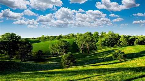 Free Download Nice Landscape Of Green Hills Hd Desktop Wallpaper Hd
