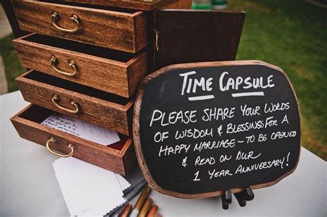 Time Capsule Idea With Images Wedding Time Capsule Handmade