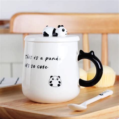 Upstyle Coffee Mug Lovely Cute 3d Animal Mugs Funny Ceramic Tea Cup