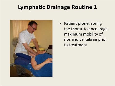 Lymphatic Drainage Technique