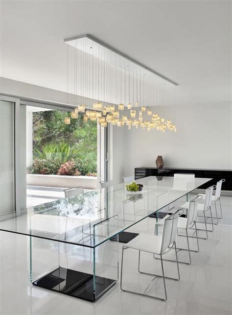 When i started to change the lighting in my home. 30 Ways To Incorporate A Glass Dining Table Into Your ...