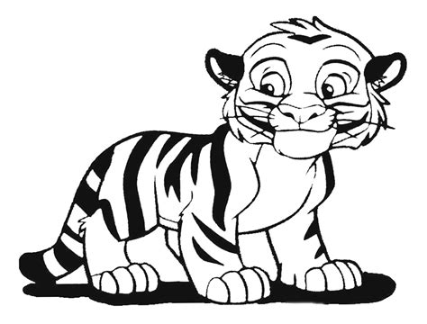 Coloriage De Tigres Coloriages Pour Enfants