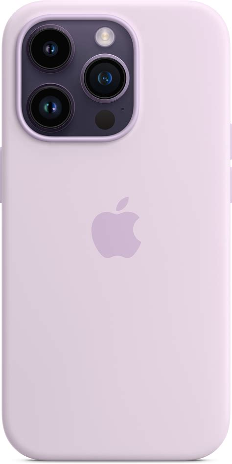 Apple Iphone 14 Pro Silikonikuori Magsafella Liila