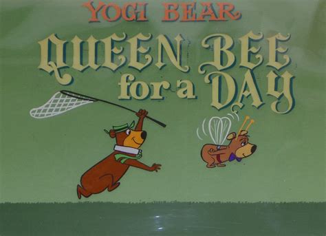 The Yogi Bear Show Title Card Cel And Background Id Septyogi2369