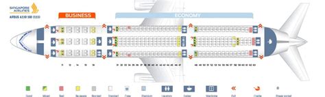 Seat Map Airbus A330 300 Singapore Airlines Best Seats In Plane