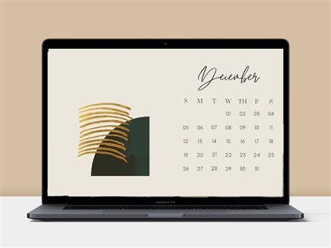 2021 Desktop Calendar Wallpaper Etsy