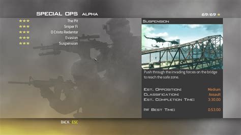 Call Of Duty Modern Warfare 2 Special Ops All Alpha Missions On