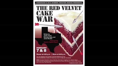 Tamarack S 2014 Dinner Theater Presents The Red Velvet Cake War Youtube