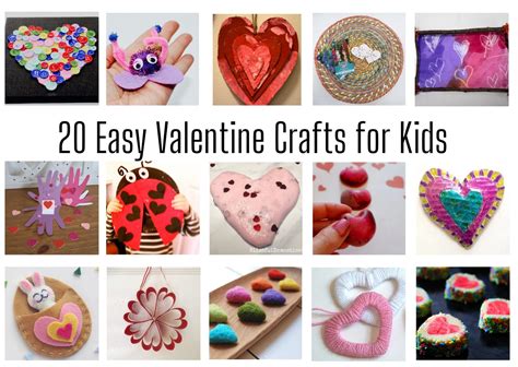 20 Easy Valentines Day Crafts For Kids
