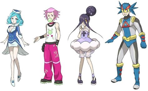 other 4 gym leaders by nyjee on deviantart gym leaders pokemon pokemon gym leaders