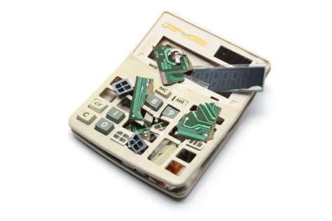 Broken Calculator Stock Photo Download Image Now Istock