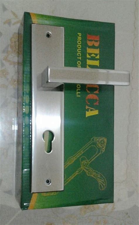 Beli gagang kunci pintu minimalis / kotak motif kayu. Jual Gagang Pintu Belocca di lapak Kunci Sanitary kunci_rumah