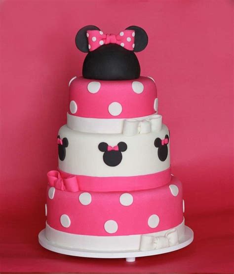 Minnie Mouse Birthday Cake Fomanda Gasa