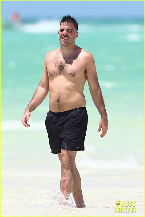 Zachary Quinto Miles McMillan Go Shirtless During Mexican Beach Vacay Photo