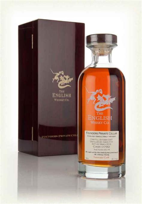 English Whisky Co Founders Private Cellar Cask 0792 Sassicaia Cask