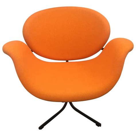 Artifort Orange Pierre Paulin Tulip Midi Chair At 1stdibs