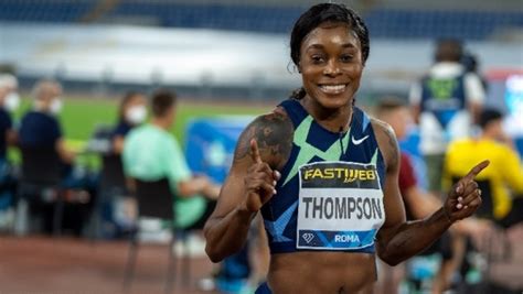 elaine thompson herah becomes first woman to repeat olympic sprint double caribbean news