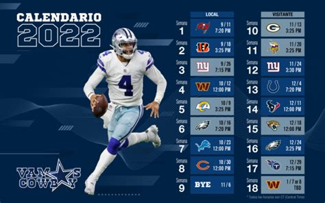 Cowboys Schedule Updates For The 2022 Season Actionpush