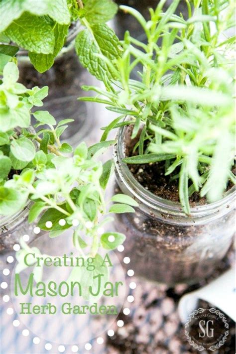 10 Minute Mason Jar Herb Garden Mason Jar Herb Garden Mason Jar
