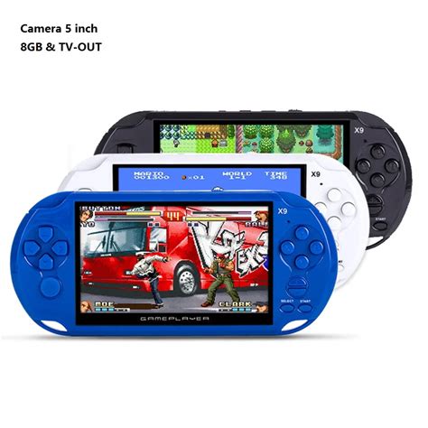 8gb Handheld Game Players 5 Inch Portable Game Console Mp4 Mp5 Player