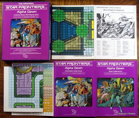 Star Frontiers 20012010 Adventure Modules Waynes Books Rpg Reference