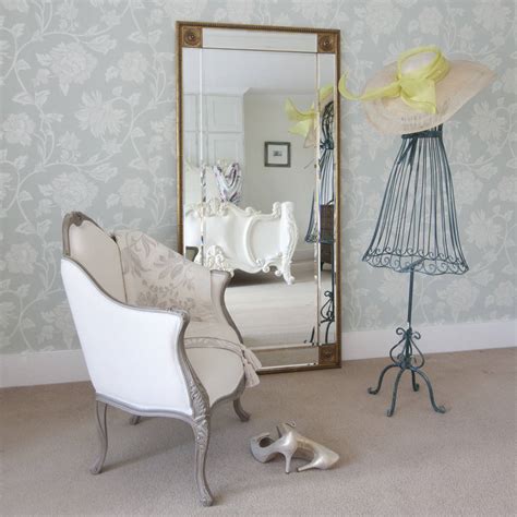 A simple, thin bezel and a clear, bright mirror combined into a mirror for. bevelled gold full length mirror by decorative mirrors ...