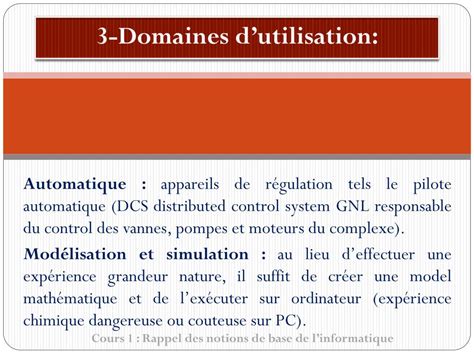 Ppt Cours 1 Rappel Des Notions De Base De L’informatique Powerpoint Presentation Id 1892251