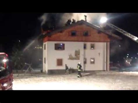 Incendio In Una Mansarda A Pera Di Fassa YouTube