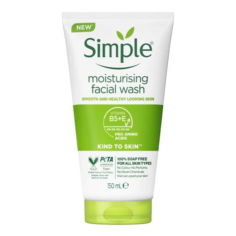 Simple Moisturising Facial Wash 150 Ml £375