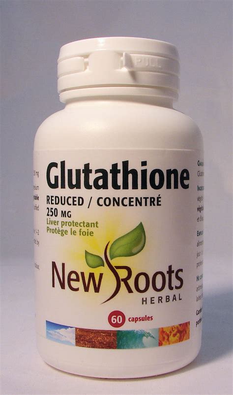 glutathione reduced 200 mg 60 caps (new roots) | Gaudaur Natural Foods - Vitamins & Supplements
