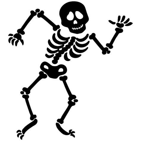 Silly Dancing Skeleton Sticker